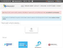 Tablet Screenshot of e-zakazky.cz